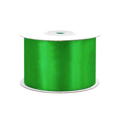 Satinband 50mm x 25m Rolle Grün