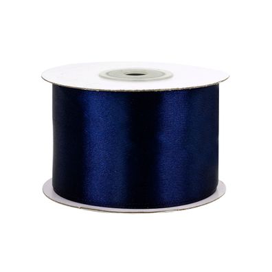 Satinband 50mm x 25m Rolle Dunkelblau