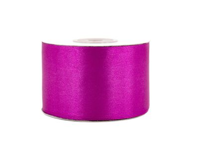 Satinband 50mm x 25m Rolle Purpur