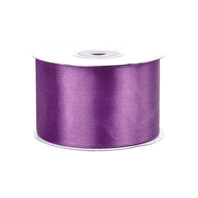 Satinband 50mm x 25m Rolle Dunkles Mauve