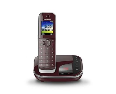 Panasonic KX-TGJ320 DECT-Telefon Rot Anrufer-Identifikation