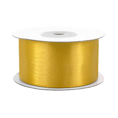 Satinband 38mm x 25m Roll Gold