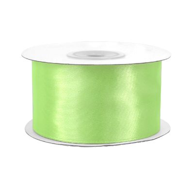 Satinband 38mm x 25m Rolle Hellgrün