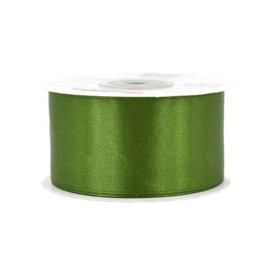 Satinband 38mm x 25m Rolle Olivgrün