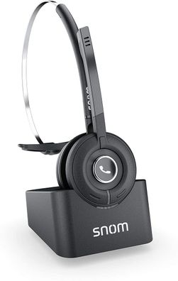 SNOM A190 DECT Headset multicell HD audio noise reduction stand-alone paired mode