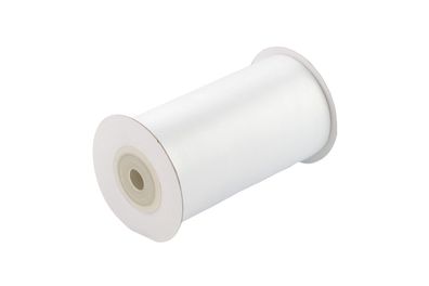 Satinband 100mm x 10m Rolle Weiß