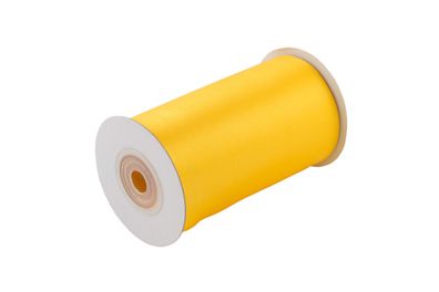 Satinband 100mm x 10m Rolle Gelb