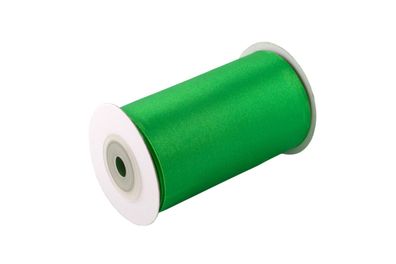 Satinband 100mm x 10m Rolle Grün