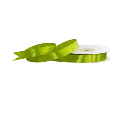 Satinband 12mm x 25m Rolle Lindgrün