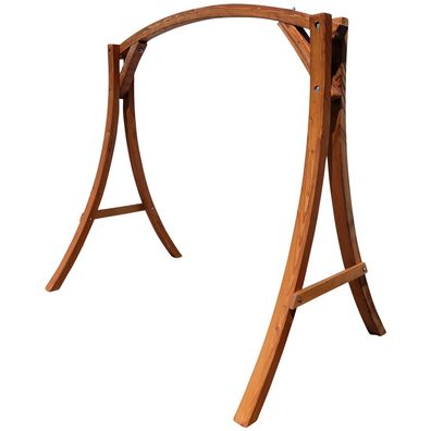 Design Hollywoodschaukelgestell Holz Gestell Modell MERU Gestell ohne Regenschutz