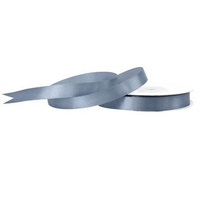 Satinband 12mm x 25m Rolle Dunkelgrau