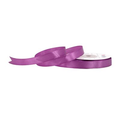 Satinband 12mm x 25m Rolle Dunkles Mauve