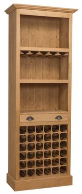 Casa Padrino Landhausstil Barschrank Naturfarben 78 x 41 x H. 210 cm - Landhausstil W