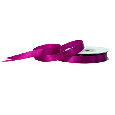 Satinband 12mm x 25m Rolle Purpur