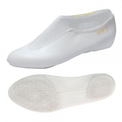Bleyer »Volti-Profi« weisse Voltigierschuhe / Volti-Schläppchen, Modell 3843
