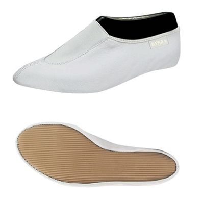 Voltigierschläppchen / Voltigierschuhe, weiss Modell: 3841 »Moskau«