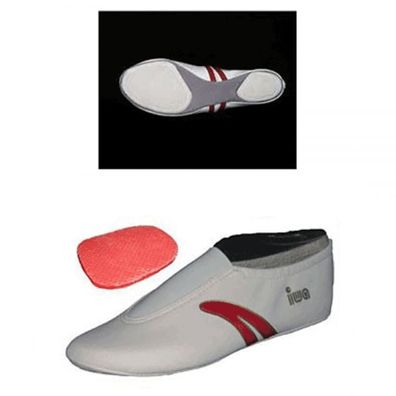 IWA-402« Turnschläppchen / Kunstturnschuhe / Gymnastikschuhe, cremefarben (GR 29-46)