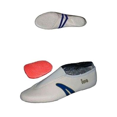 IWA-403« Turnschläppchen / Kunstturnschuhe / Gymnastikschuhe, cremefarben (GR 29-46)