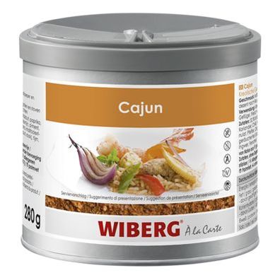 Wiberg Cajun, Kreolische Gewürzzubereitung, 280 g