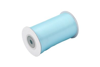 Satinband 100mm x 10m Rolle Hellblau