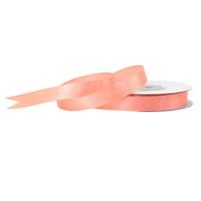 Satinband 12mm x 25m Rolle Pfirsich