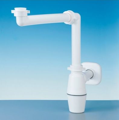 Raumspar Flaschen Siphon Waschbecken Bad Becken Waschtisch Möbel Unterschrank