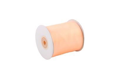 Satinband 75mm x 20m Rolle Apricot