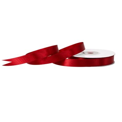 Satinband 12mm x 25m Rolle Bordeaux