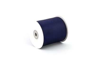 Satinband 75mm x 20m Rolle Dunkelblau