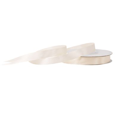 Satinband 12mm x 25m Rolle Champagner