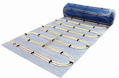Fußbodenheizung Wasser Komplett Set Jollytherm Aquaheat Doppelrohr 2,5 - 20 m²