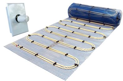 Fußbodenheizung Wasser Komplett Set Jollytherm Aquaheat Doppelrohr RTL Box