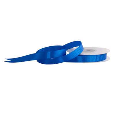 Satinband 12mm x 25m Rolle Blau
