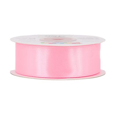 Satinband 25mm x 25m Rolle Hellrosa