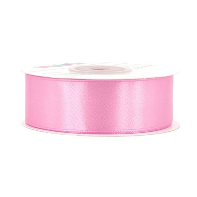 Satinband 25mm x 25m Rolle Rosa