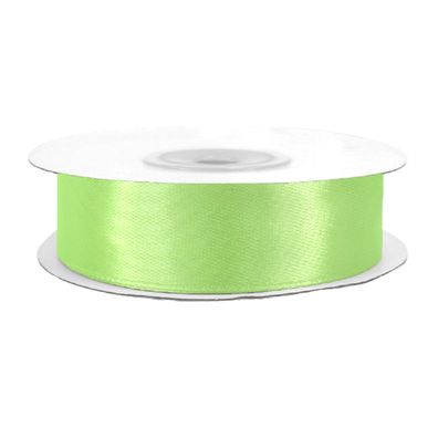Satinband 25mm x 25m Rolle Hellgrün