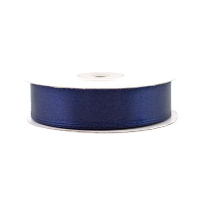 Satinband 18mm x 25m Rolle Dunkelblau