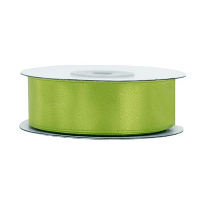 Satinband 25mm x 25m Rolle Lindgrün
