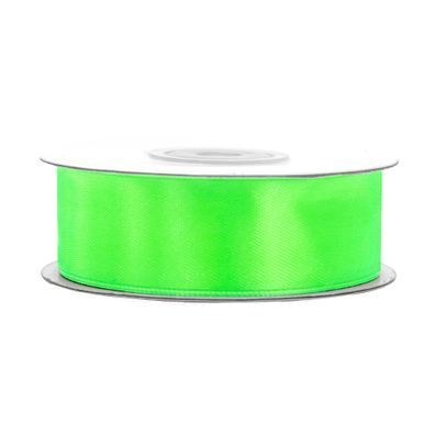 Satinband 25mm x 25m Rolle Apfelgrün