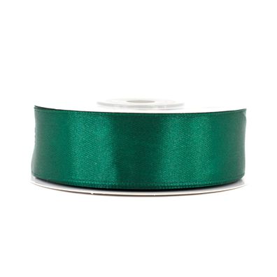 Satinband 25mm x 25m Rolle Dunkelgrün