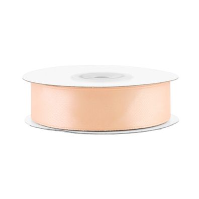 Satinband 18mm x 25m Rolle Apricot