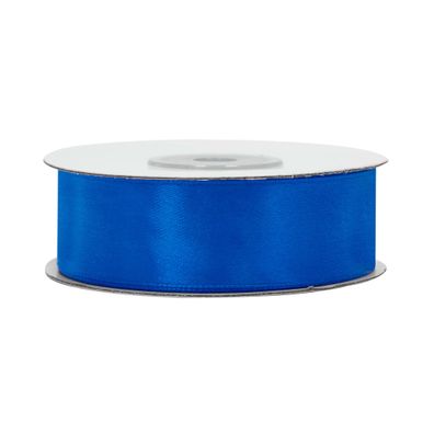 Satinband 25mm x 25m Rolle Blau