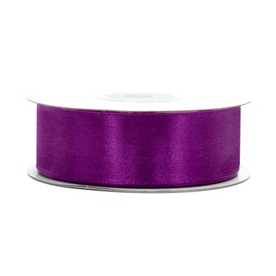 Satinband 25mm x 25m Rolle Lila