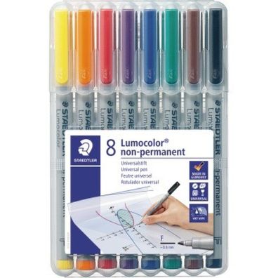 Staedtler Folienstift Lumocolor F nonperm 8St