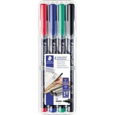 Staedtler Folienstift Lumocolor M perm 4St