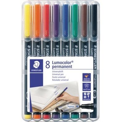 Staedtler Folienstift Lumocolor F perm 8St