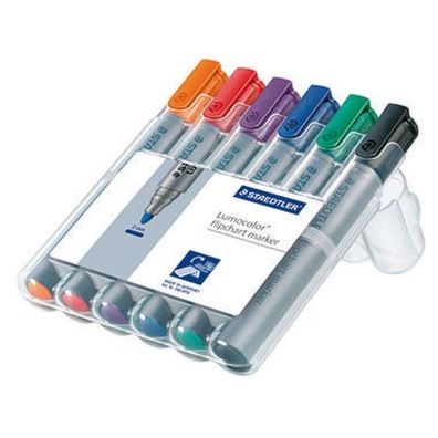 Staedtler Flipchartmarker Lumocolor 6St Box