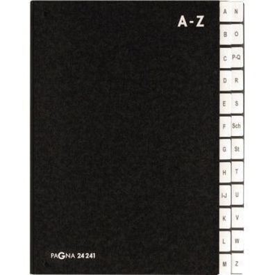 Pagna PAGNA Pultordner Classic 24 Fächer A-Z schwarz
