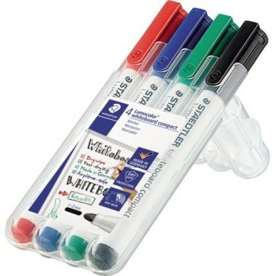 Staedtler Whiteboardmarker Lumocolor 4St Box
