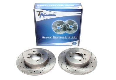 TA Technix SPORT Bremsscheiben SATZ HA FÜR Renault LAGUNA I / /RANDTOUR Safrane I